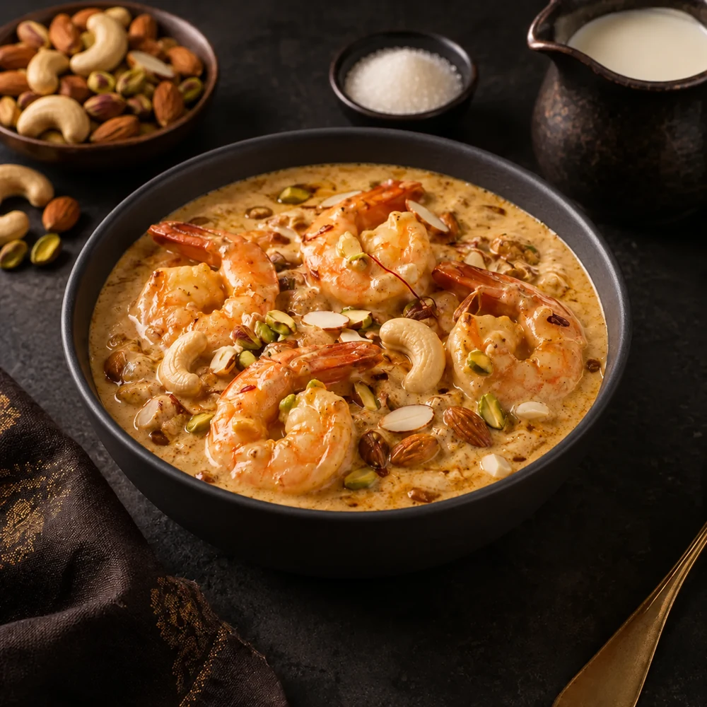 Gamba Shahi Korma — imagen ilustrativa